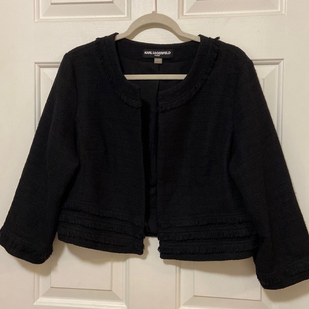 Karl Lagerfeld Tweed Blazer/Jacket